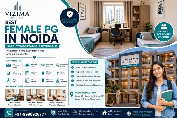 Girls PG in Noida: How to Choose the Best Safe & Comfortable Stay in 2026